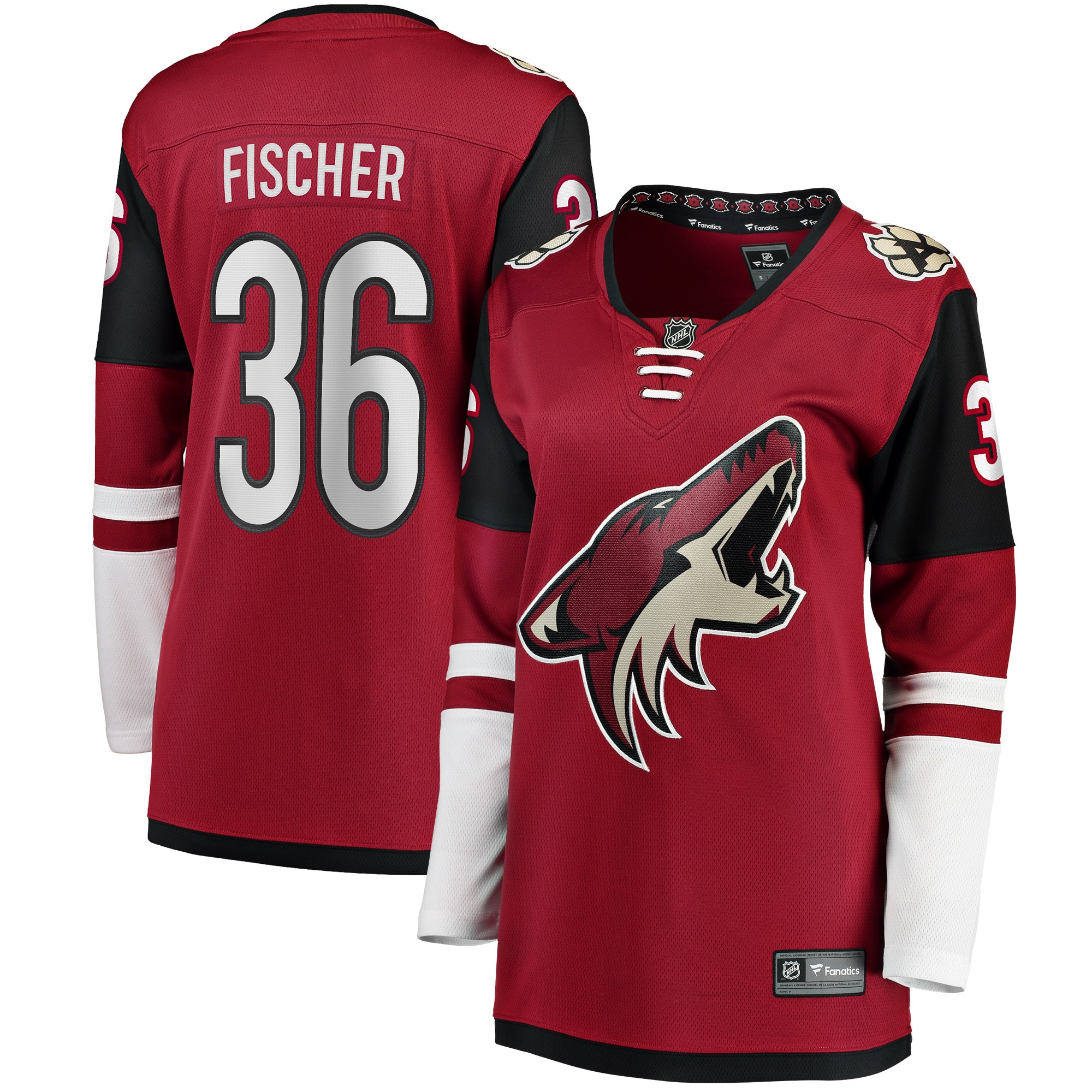 Christian Fischer Arizona Coyotes Fanatics Branded Womens Breakaway Player Jersey - Garnet Nhl