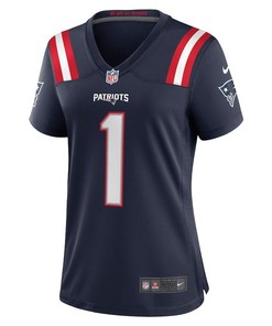Christian Gonzalez 1 New England Patriots Women's 2023 Draft First Round Pick Game Jersey - Navy