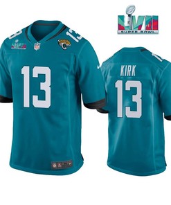 Christian Kirk 13 Jacksonville Jaguars Super Bowl LVII Super Bowl LVII Game Teal Jersey