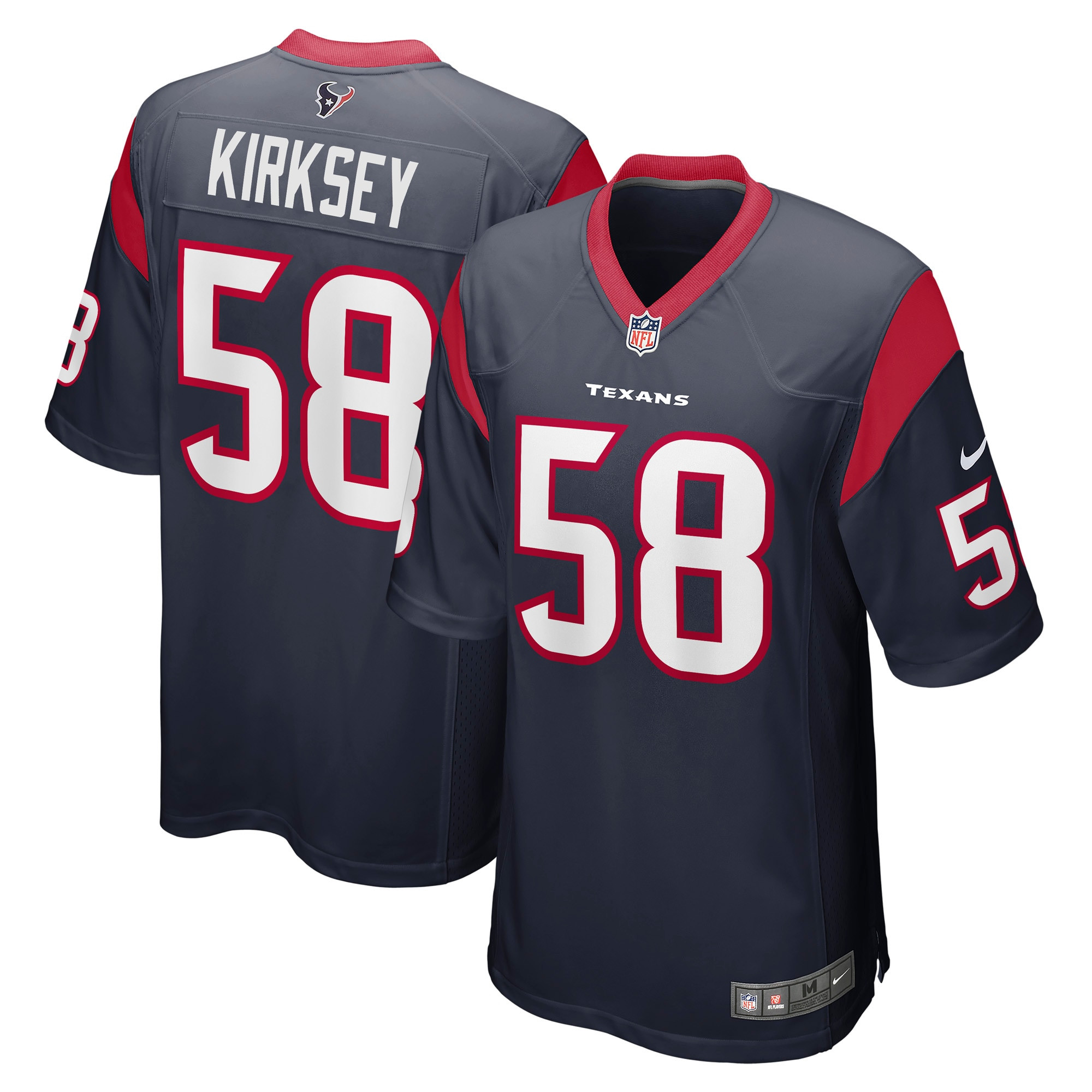 Christian Kirksey Houston Texans Game Jersey - Navy Nfl