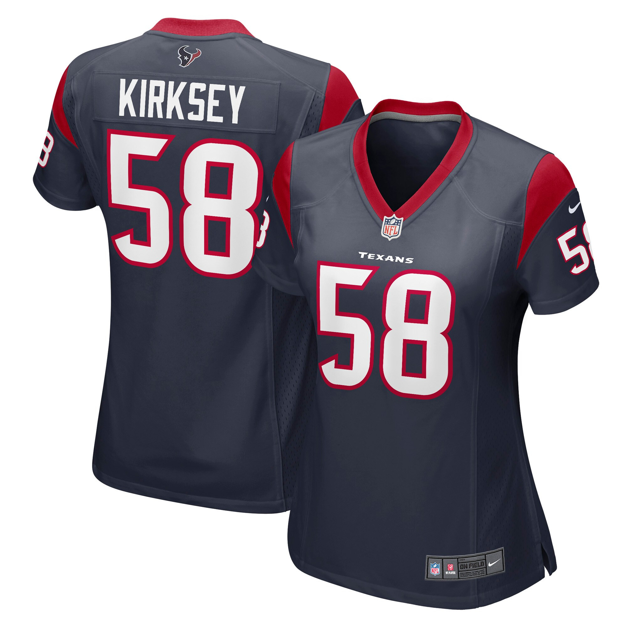 Christian Kirksey Houston Texans Womens Game Jersey - Navy Nfl