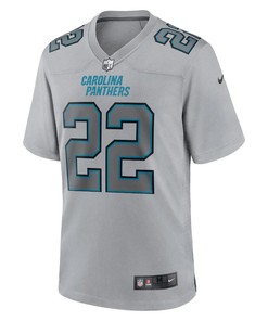 Christian McCaffrey 22 Carolina Panthers Men Atmosphere Fashion Game Jersey - Gray