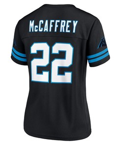 Christian McCaffrey 22 Carolina Panthers Women's Game Time Player Jersey - Black
