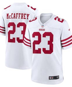 Christian McCaffrey 23 San Francisco 49ers Game Player Jersey - White