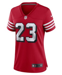 Christian McCaffrey San Francisco 49ers Women's Alternate Game Player Jersey - Scarlet
