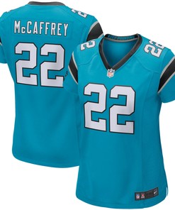 Christian Mccaffrey Carolina Panthers Womens Game Jersey - Blue Nfl