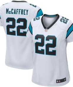 Christian Mccaffrey Carolina Panthers Womens Game Player Jersey White Nfl