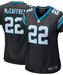 Christian Mccaffrey Carolina Panthers Womens Player Jersey - Black Nfl