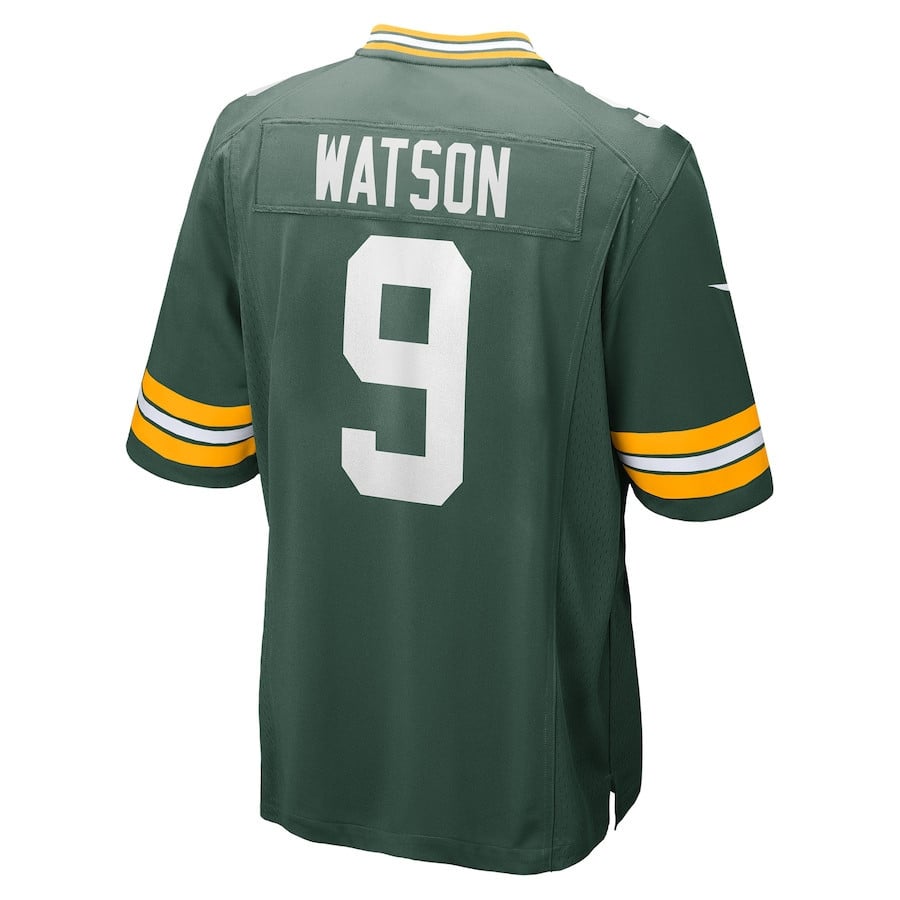 Christian Watson 9 Green Bay Packers Game Player Jersey - Green