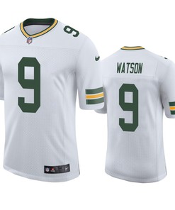 Christian Watson 9 Green Bay Packers White Vapor Limited Jersey