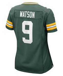 Christian Watson 9 Green Bay Packers Women's Player Game Jersey - Green