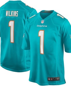 Christian Wilkins Dolphins 2019 Nfl Draft First Round Pick Game Jersey Aqua 2019