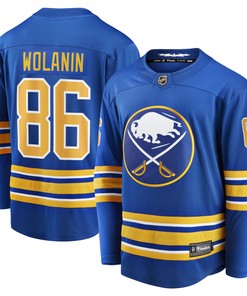 Christian Wolanin Buffalo Sabres Fanatics Branded Home Breakaway Player Jersey - Royal Nhl