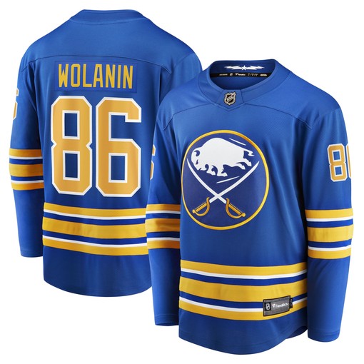 Christian Wolanin Buffalo Sabres Fanatics Branded Home Breakaway Player Jersey - Royal Nhl