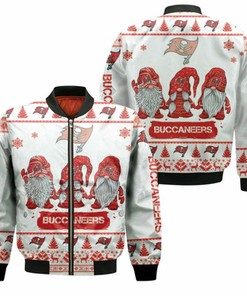 Christmas Gnomes Tampa Bay Buccaneers Ugly Sweatshirt Christmas 3D Bomber Jacket Model 1362