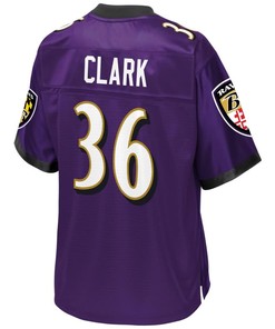 Chuck Clark Baltimore Ravens Nfl Pro Line Youth Team Color Player Jersey - Purple