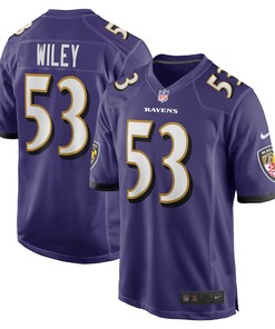 Chuck Wiley Baltimore Ravens Player Game Jersey - Purple Nfl
