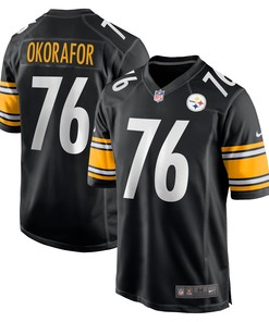 Chukwuma Okorafor Pittsburgh Steelers Game Jersey - Black Nfl