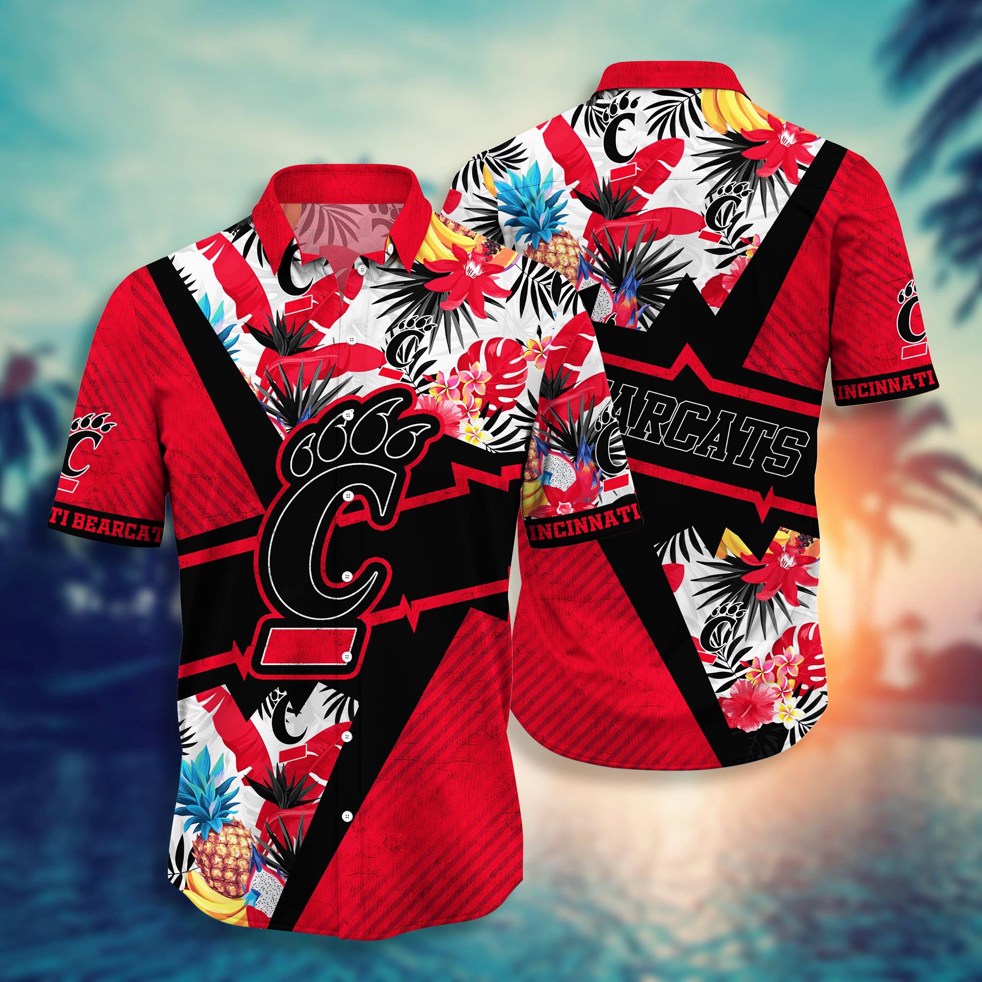 Cincinnati Bearcats NCAA Flower Hawaii Shirt For Fans Ver 11