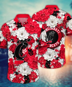Cincinnati Bearcats NCAA Flower Hawaii Shirt For Fans Ver 12