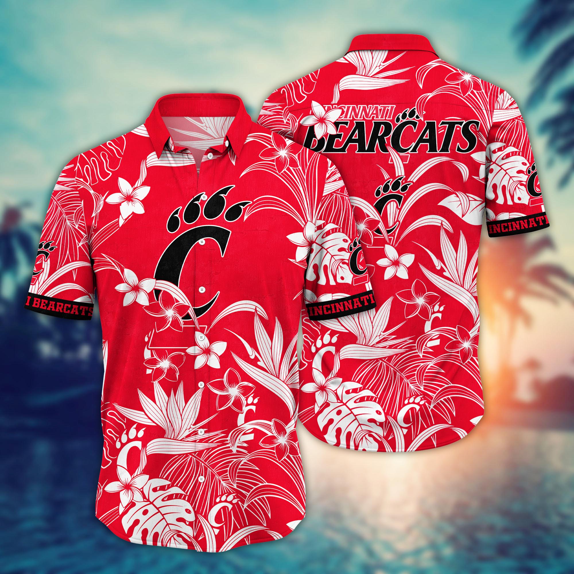 Cincinnati Bearcats NCAA Flower Hawaii Shirt For Fans Ver 14
