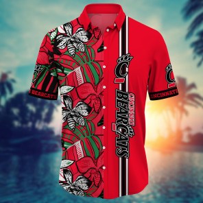 Cincinnati Bearcats NCAA Flower Hawaii Shirt For Fans Ver 15