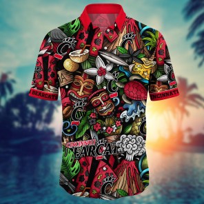 Cincinnati Bearcats NCAA Flower Hawaii Shirt For Fans Ver 16