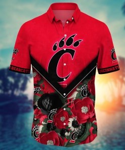Cincinnati Bearcats NCAA Flower Hawaii Shirt For Fans Ver 17