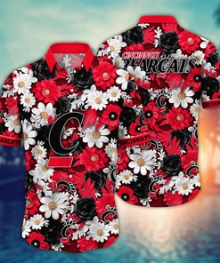 Cincinnati Bearcats NCAA Flower Hawaii Shirt For Fans Ver 21