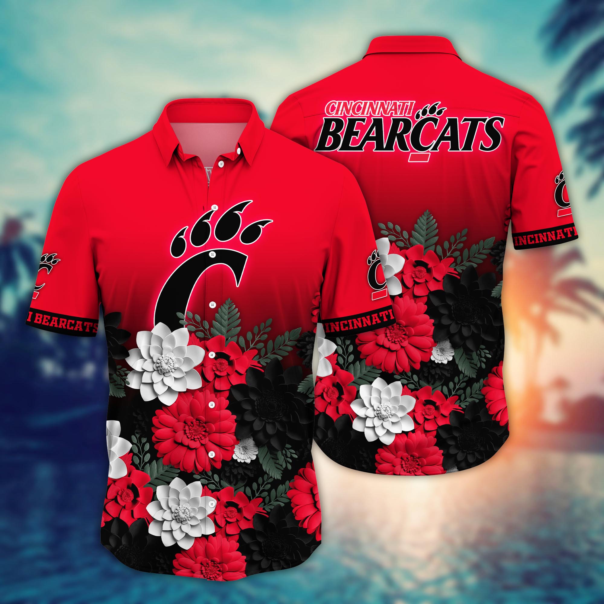 Cincinnati Bearcats NCAA Flower Hawaii Shirt For Fans Ver 28