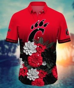 Cincinnati Bearcats NCAA Flower Hawaii Shirt For Fans Ver 28