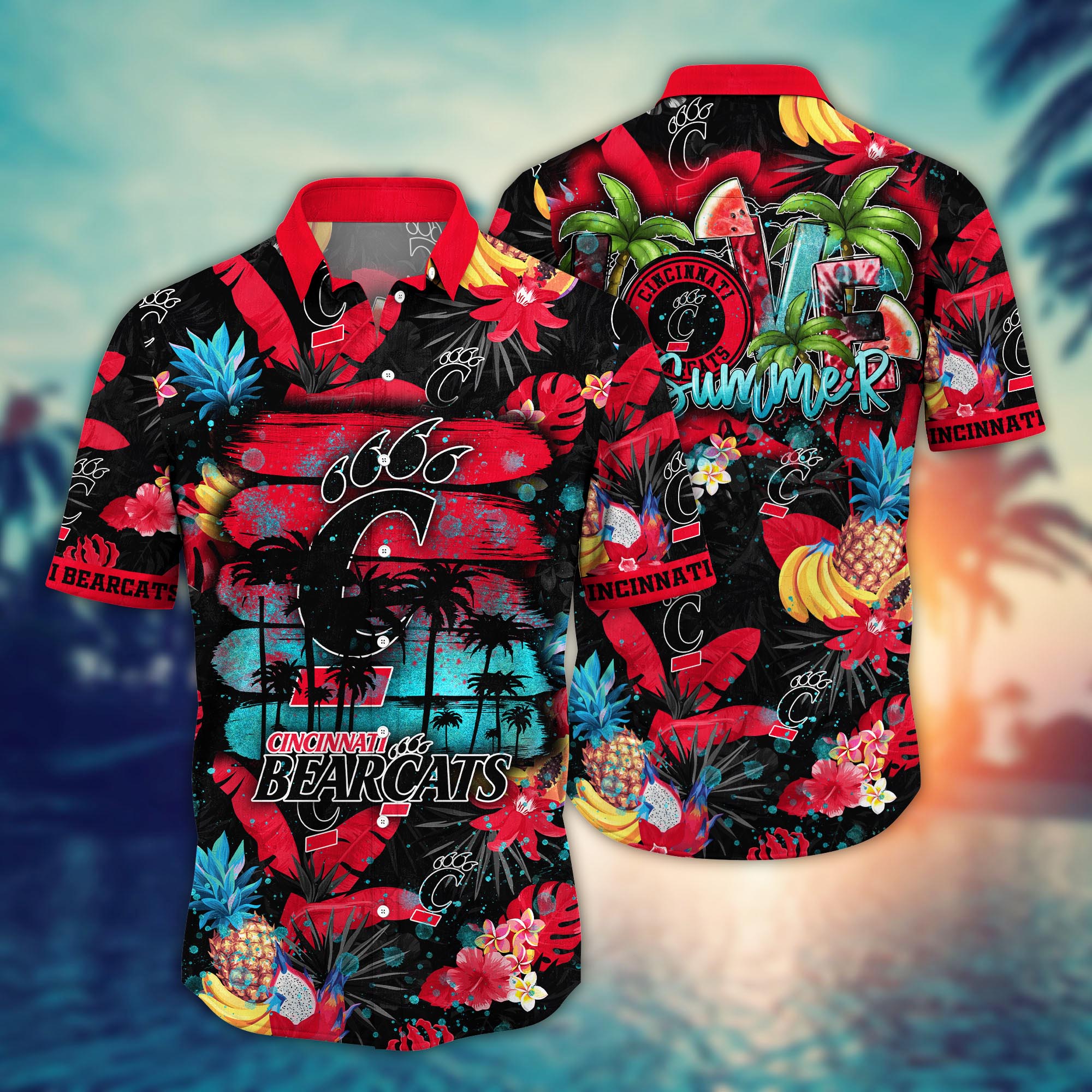 Cincinnati Bearcats NCAA Flower Hawaii Shirt For Fans Ver 34