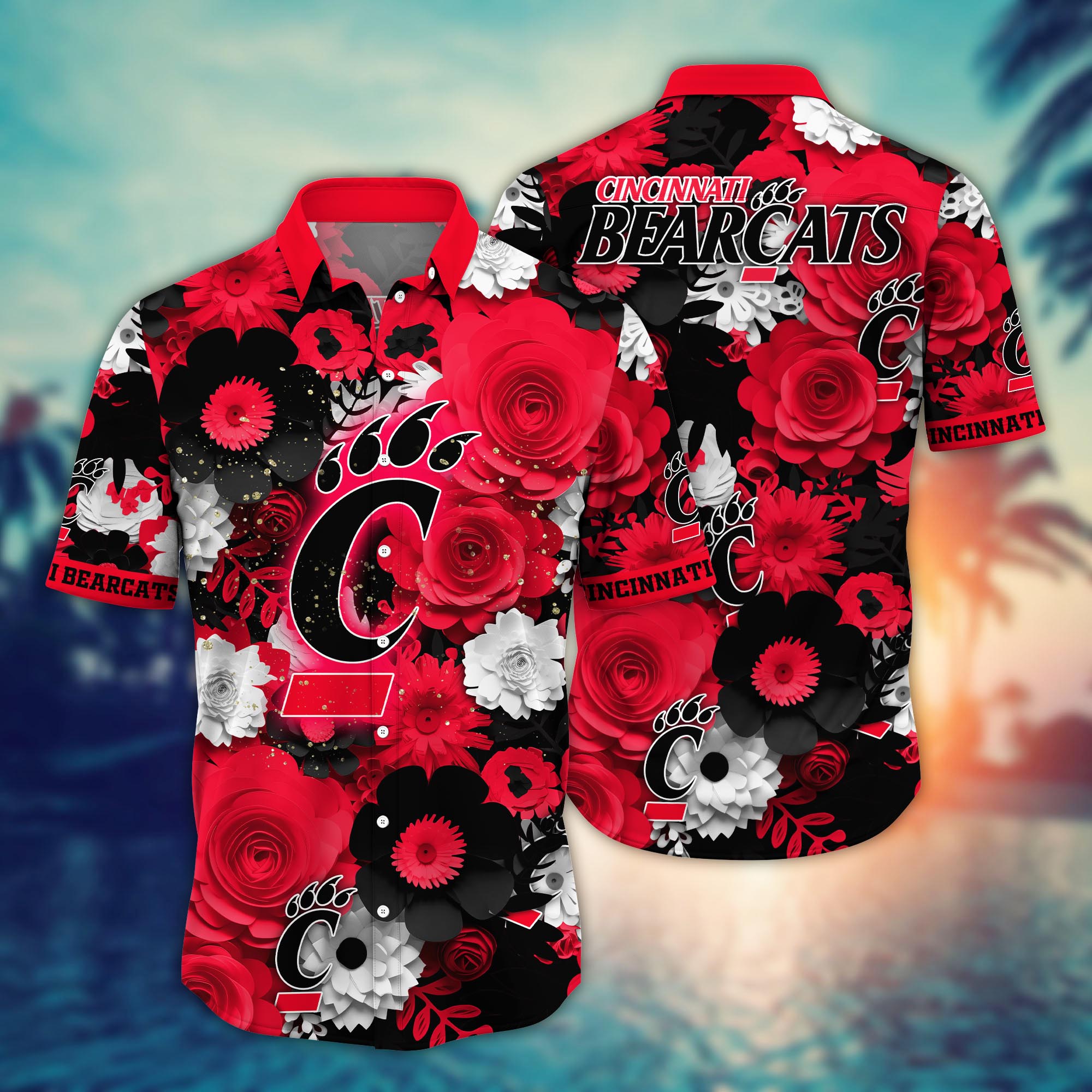 Cincinnati Bearcats NCAA Flower Hawaii Shirt For Fans Ver 35