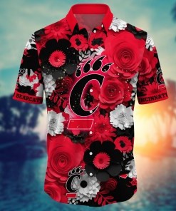 Cincinnati Bearcats NCAA Flower Hawaii Shirt For Fans Ver 35
