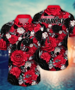 Cincinnati Bearcats NCAA Flower Hawaii Shirt For Fans Ver 8
