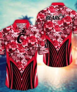 Cincinnati Bearcats NCAA Hawaiian Shirt, Aloha Shirt Ver 1
