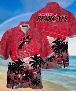 Cincinnati Bearcats NCAA Palm Tree Pattern Hawaii Shirt For Sports Fans