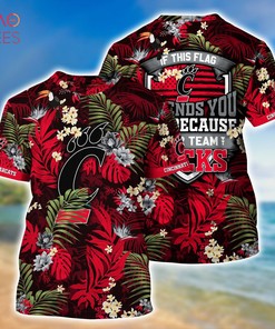 Cincinnati Bearcats Summer Hawaiian Shirts, With Tropical Patterns for Fans