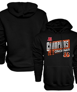 Cincinnati Bengals 2022 AFC Conference Champions Kick Hoodie - Black
