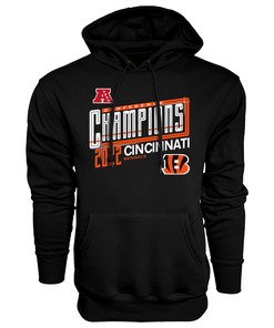 Cincinnati Bengals 2022 AFC Conference Champions Kick Hoodie - Black