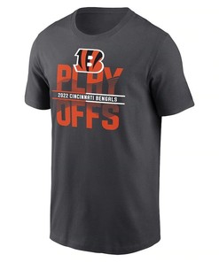 Cincinnati Bengals 2022 Playoffs Iconic T-Shirt - Anthracite