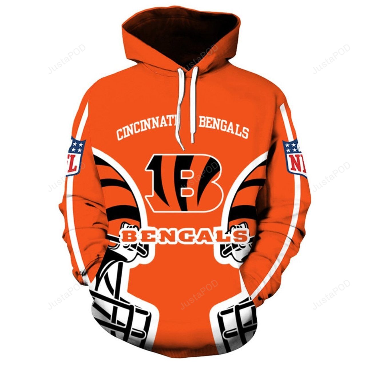 Cincinnati Bengals 3D Hoodie Zip Hoodie 02
