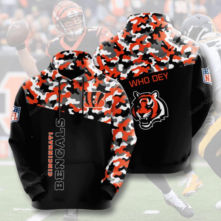 Cincinnati Bengals 3D Hoodie Zip Hoodie 03