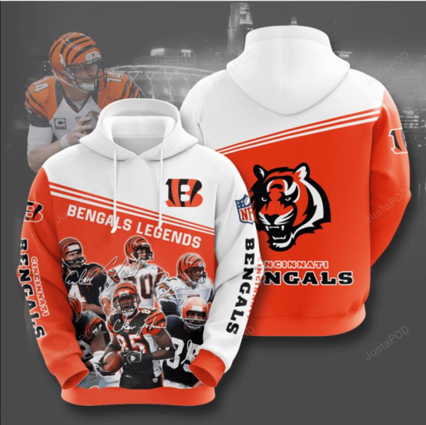 Cincinnati Bengals 3D Hoodie Zip Hoodie 05