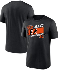 Cincinnati Bengals AFC Champions Iconic Black Men T-Shirt