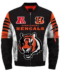 Cincinnati Bengals AFC Conference Champions Black Bomber Jacket