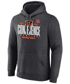 Cincinnati Bengals AFC Conference Champions Who Dey Black Pullover Hoodie