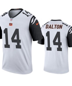 Cincinnati Bengals Andy Dalton White Color Rush Legend Jersey - Mens