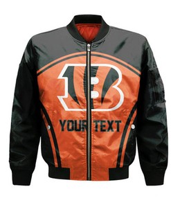 Cincinnati Bengals Bomber Curve Style Sport- NFL