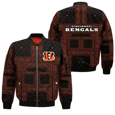 Cincinnati Bengals Bomber Jacket 07 Sport Design